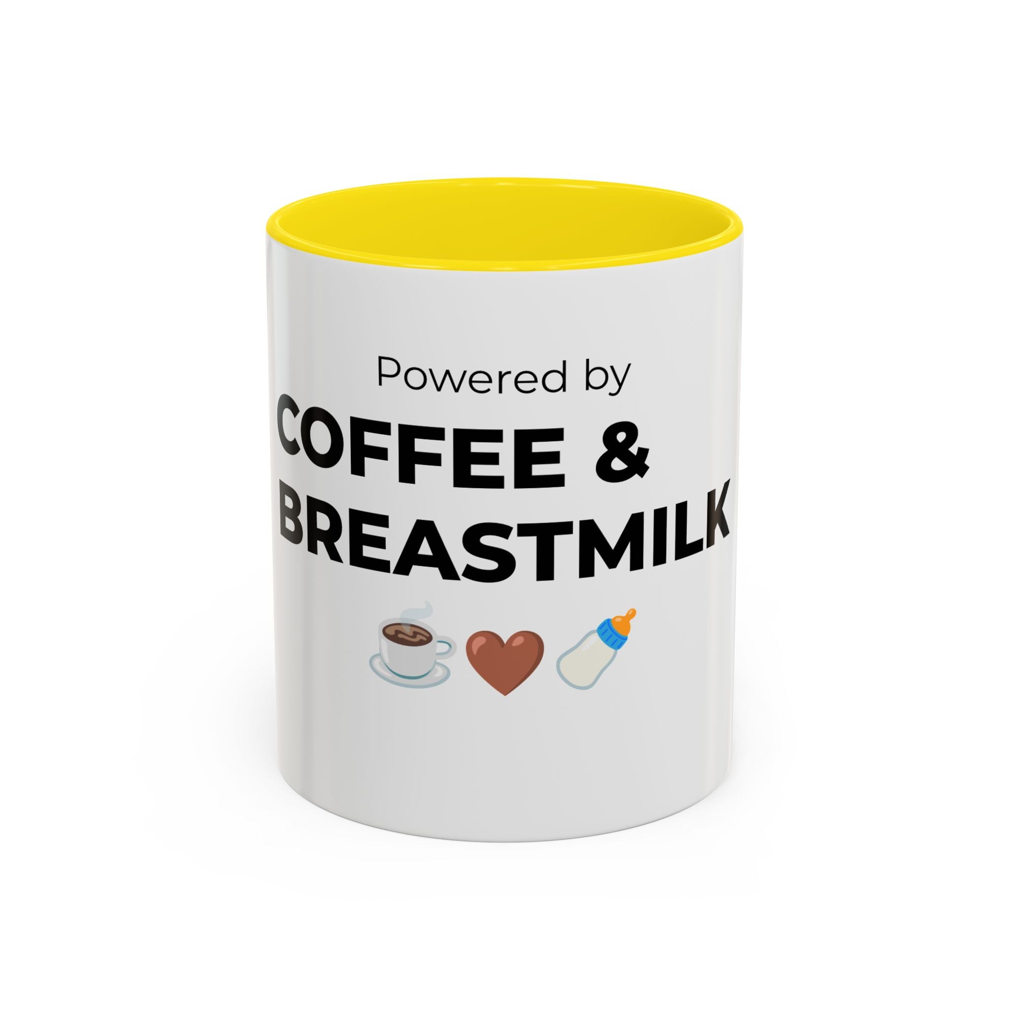 Powered by Coffee & Breastmilk Mug | Funny Breastfeeding Mom Gift | New Mom Gift