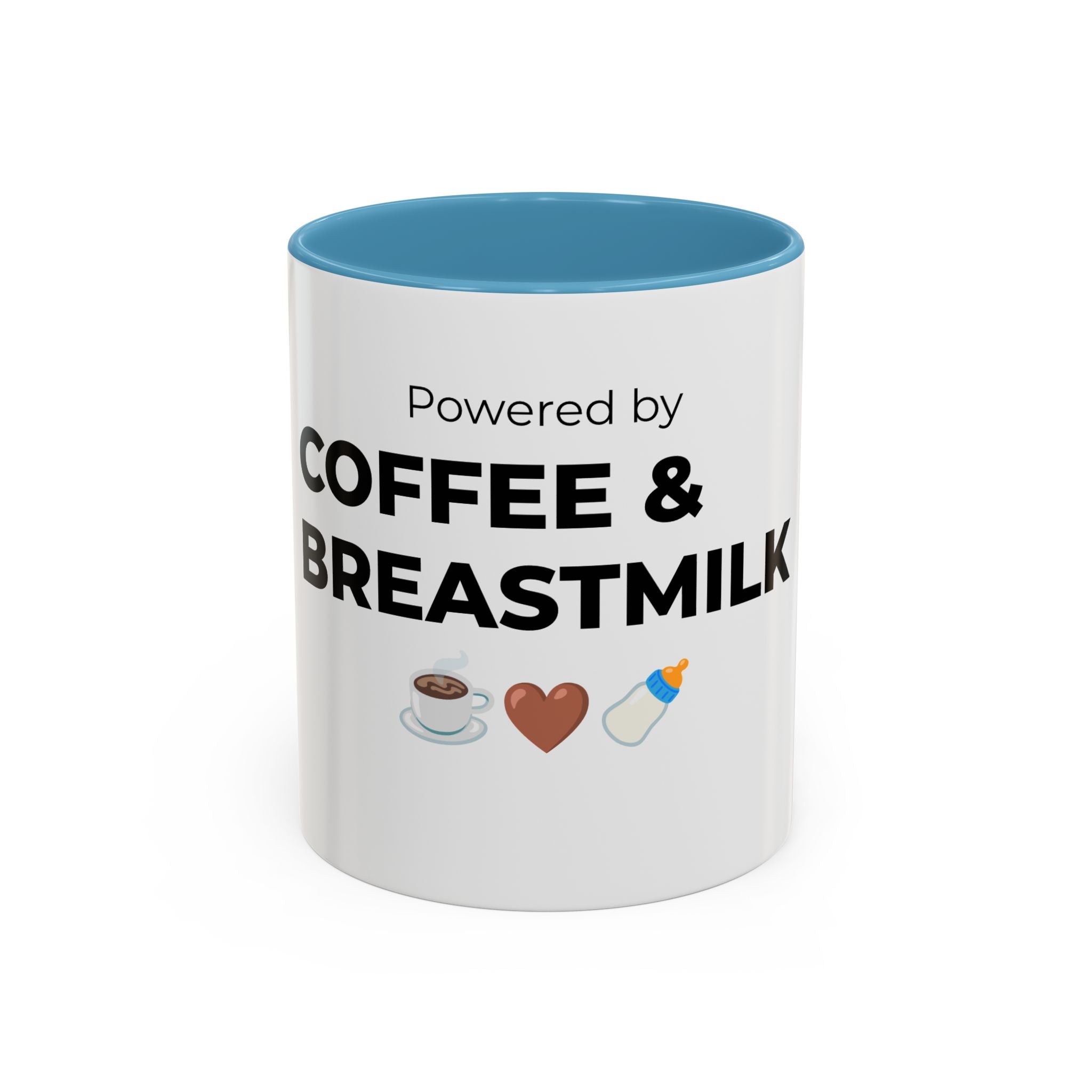 Powered by Coffee & Breastmilk Mug | Funny Breastfeeding Mom Gift | New Mom Gift