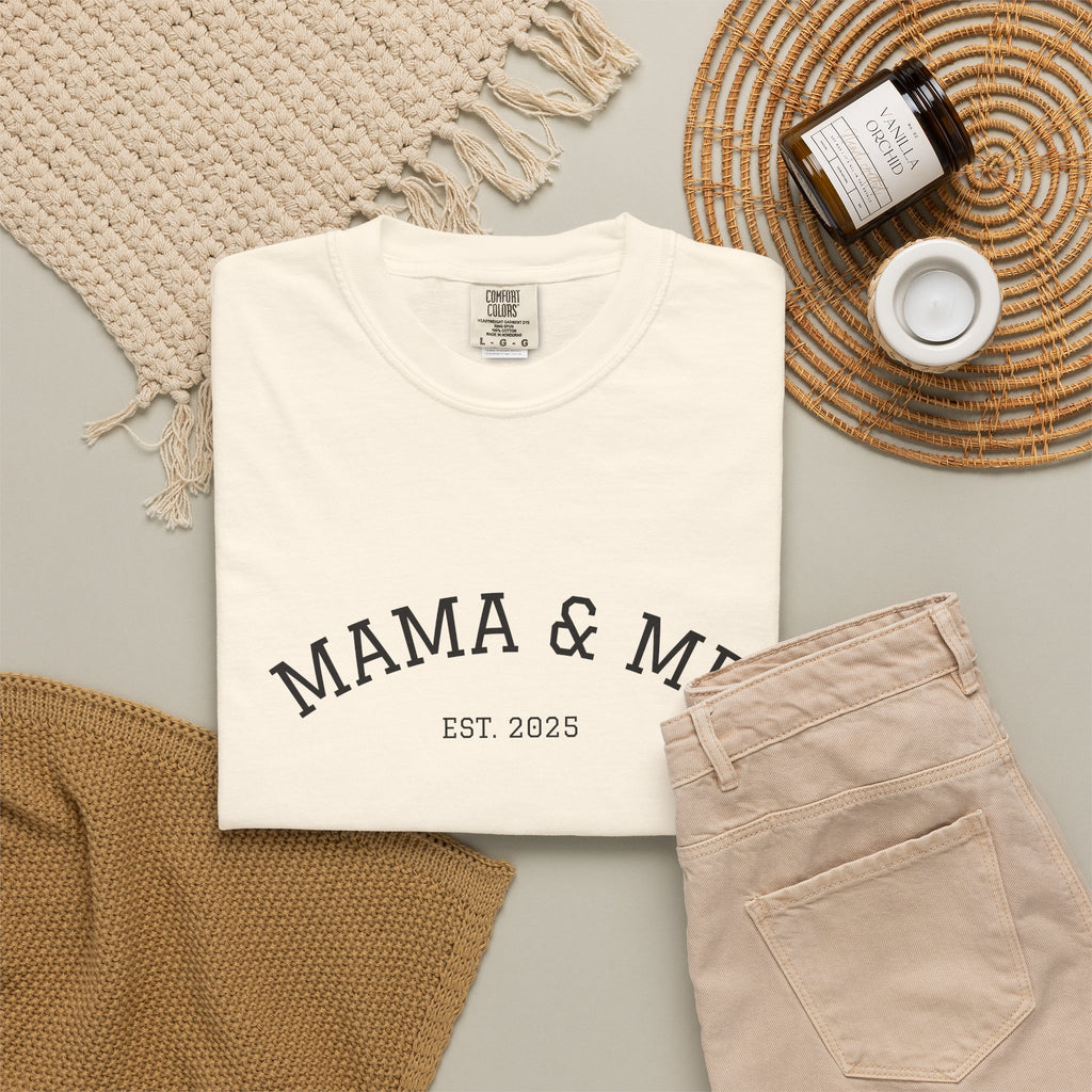 Mama & Me T‑Shirt (Est. 2025)