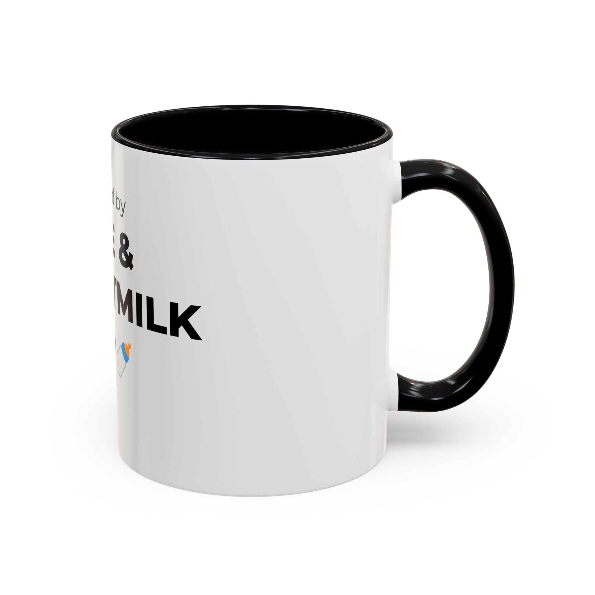 Powered by Coffee & Breastmilk Mug | Funny Breastfeeding Mom Gift | New Mom Gift