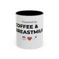 Powered by Coffee & Breastmilk Mug | Funny Breastfeeding Mom Gift | New Mom Gift