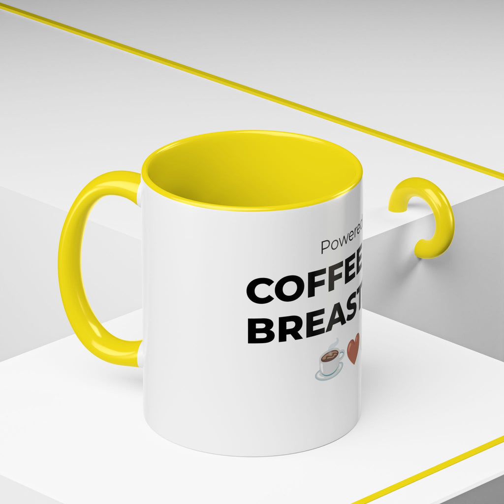 Powered by Coffee & Breastmilk Mug | Funny Breastfeeding Mom Gift | New Mom Gift