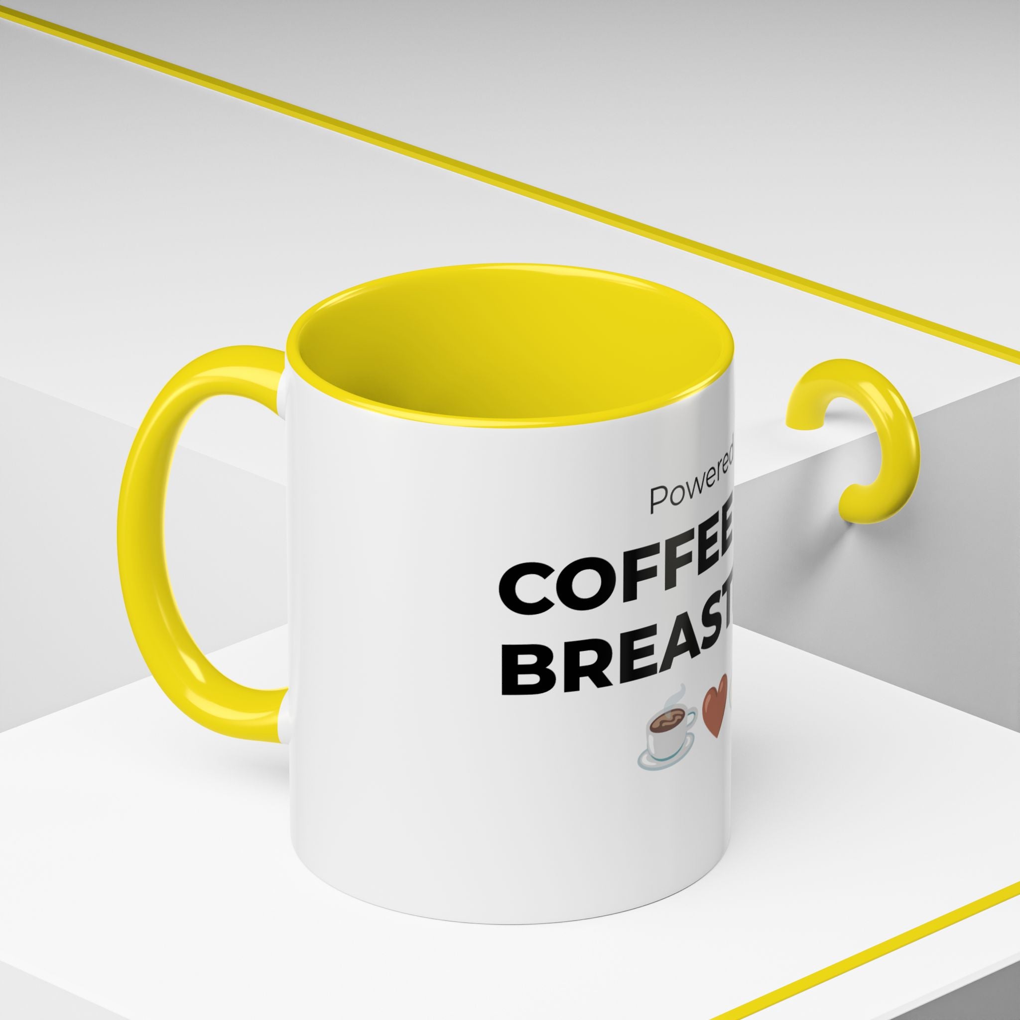 Powered by Coffee & Breastmilk Mug | Funny Breastfeeding Mom Gift | New Mom Gift