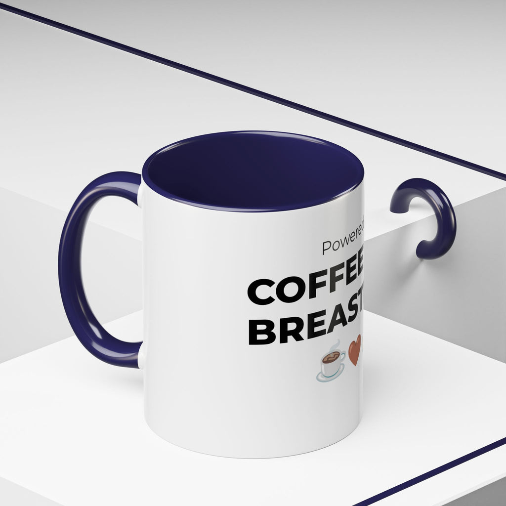 Powered by Coffee & Breastmilk Mug | Funny Breastfeeding Mom Gift | New Mom Gift