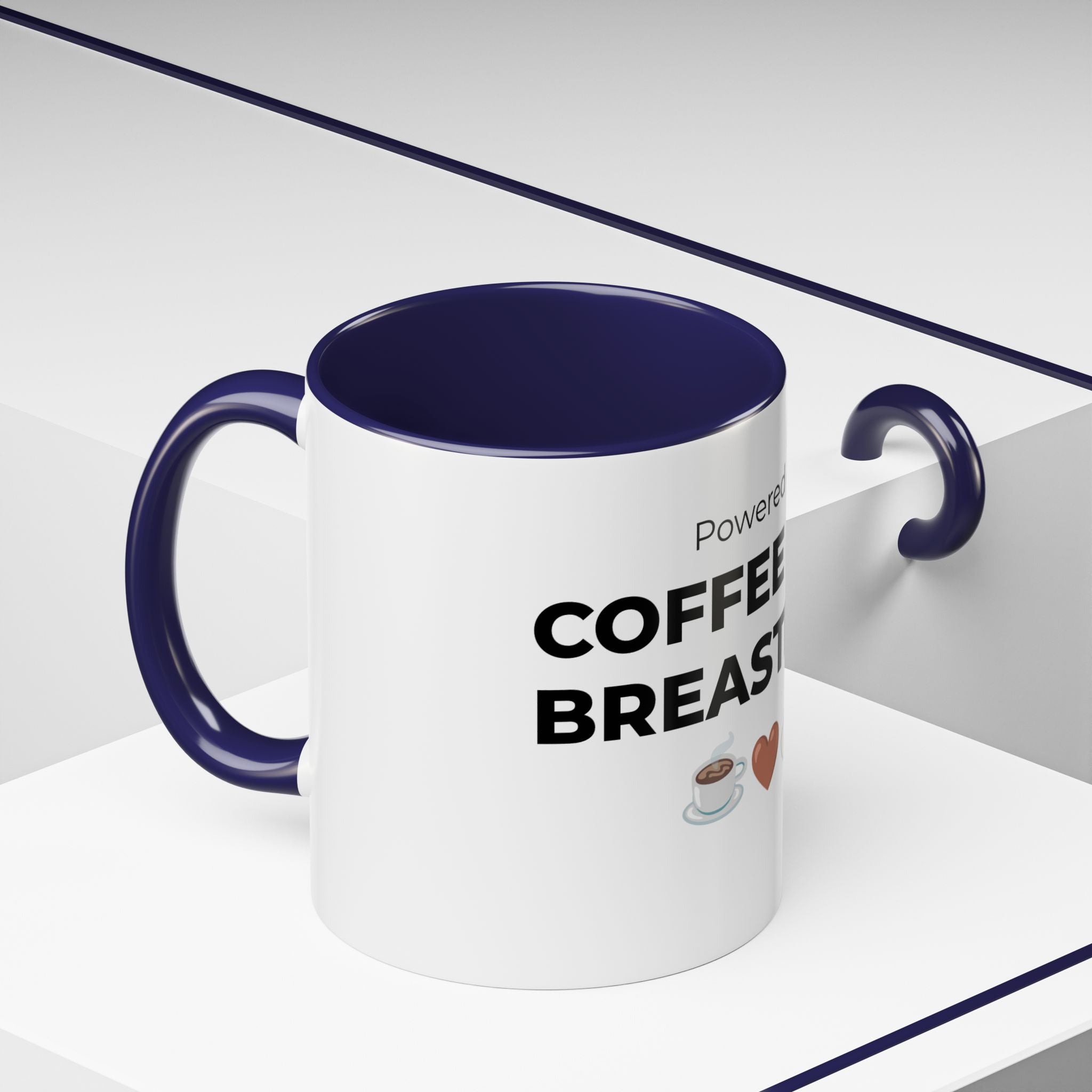 Powered by Coffee & Breastmilk Mug | Funny Breastfeeding Mom Gift | New Mom Gift