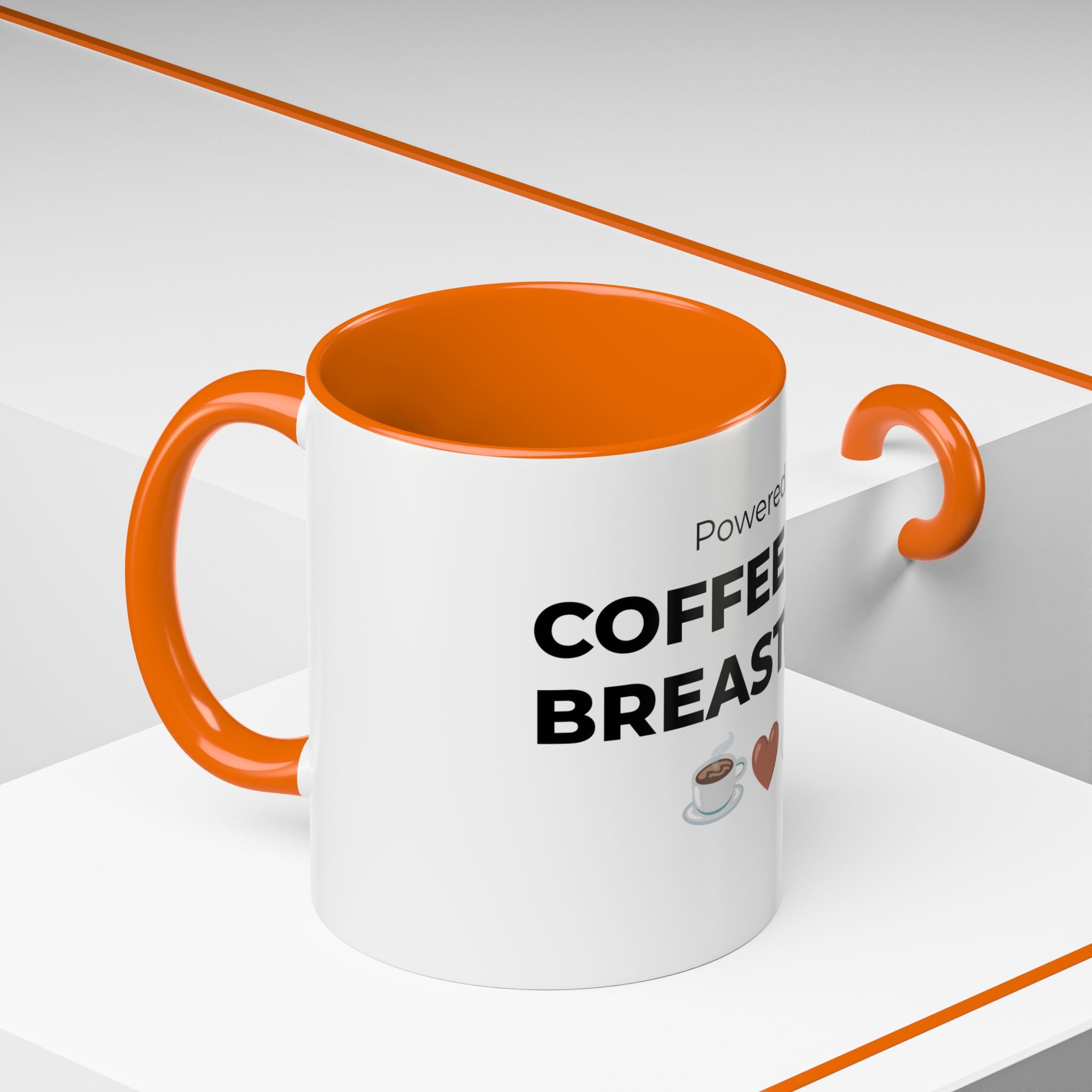 Powered by Coffee & Breastmilk Mug | Funny Breastfeeding Mom Gift | New Mom Gift