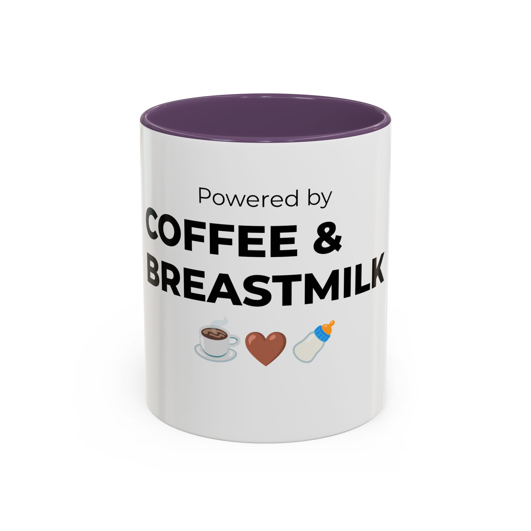 Powered by Coffee & Breastmilk Mug | Funny Breastfeeding Mom Gift | New Mom Gift