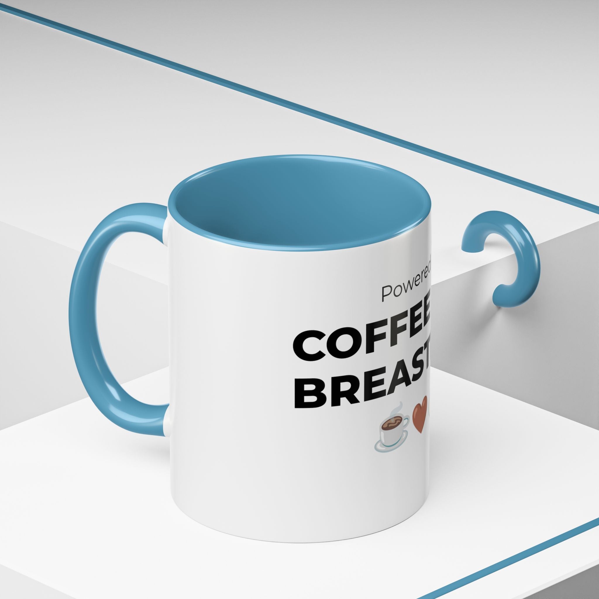 Powered by Coffee & Breastmilk Mug | Funny Breastfeeding Mom Gift | New Mom Gift
