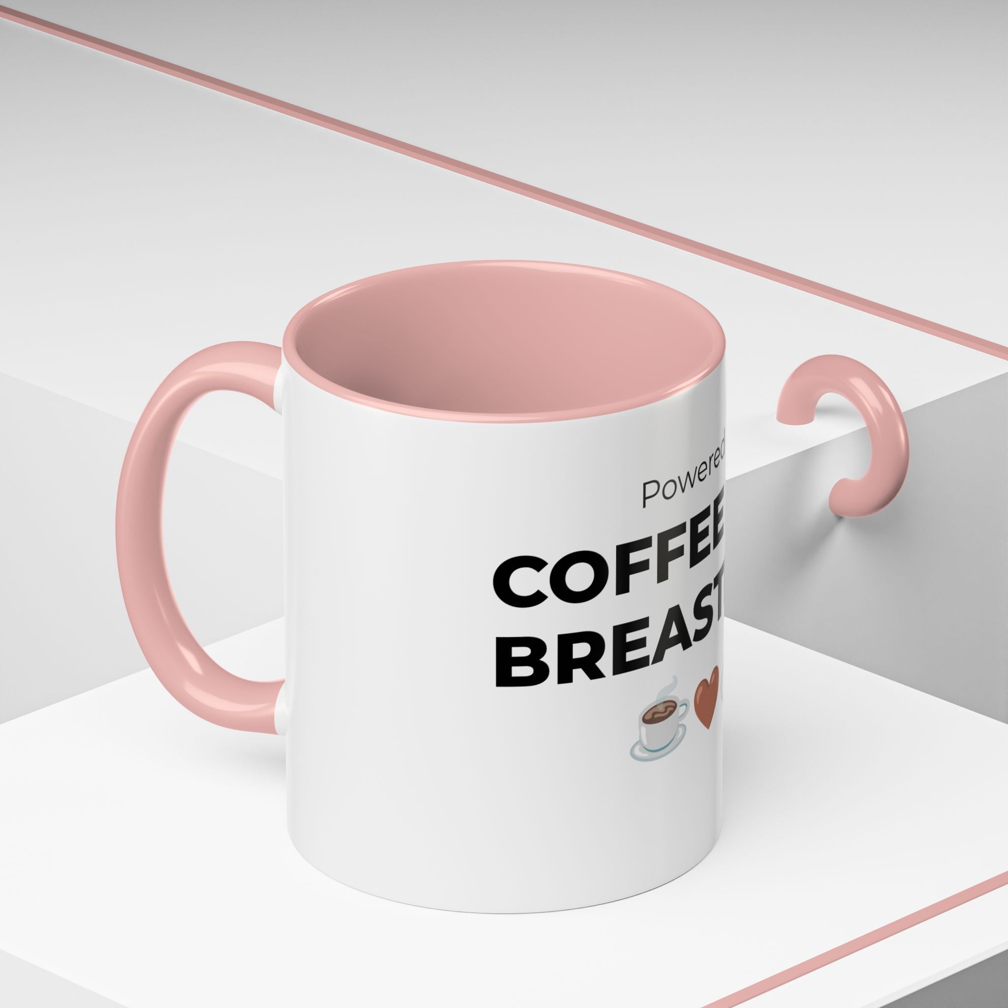 Powered by Coffee & Breastmilk Mug | Funny Breastfeeding Mom Gift | New Mom Gift