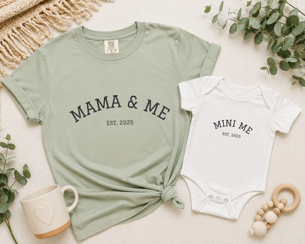 Mini Me Baby Bodysuit (Est. 2025) | Matching Mommy & Me Outfit