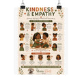 Kindness & Empathy Educational Poster | Social Emotional Learning Wall Art