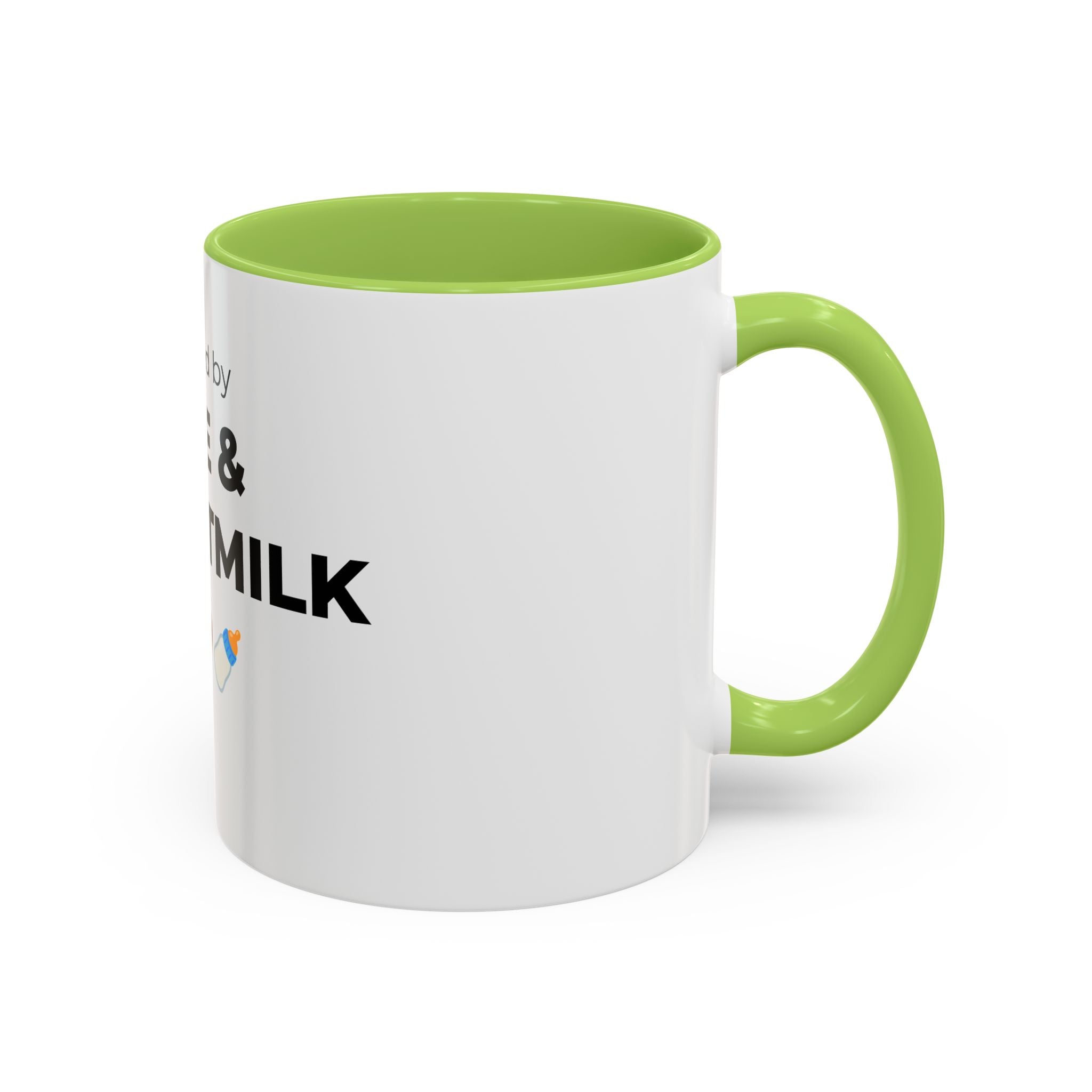 Powered by Coffee & Breastmilk Mug | Funny Breastfeeding Mom Gift | New Mom Gift