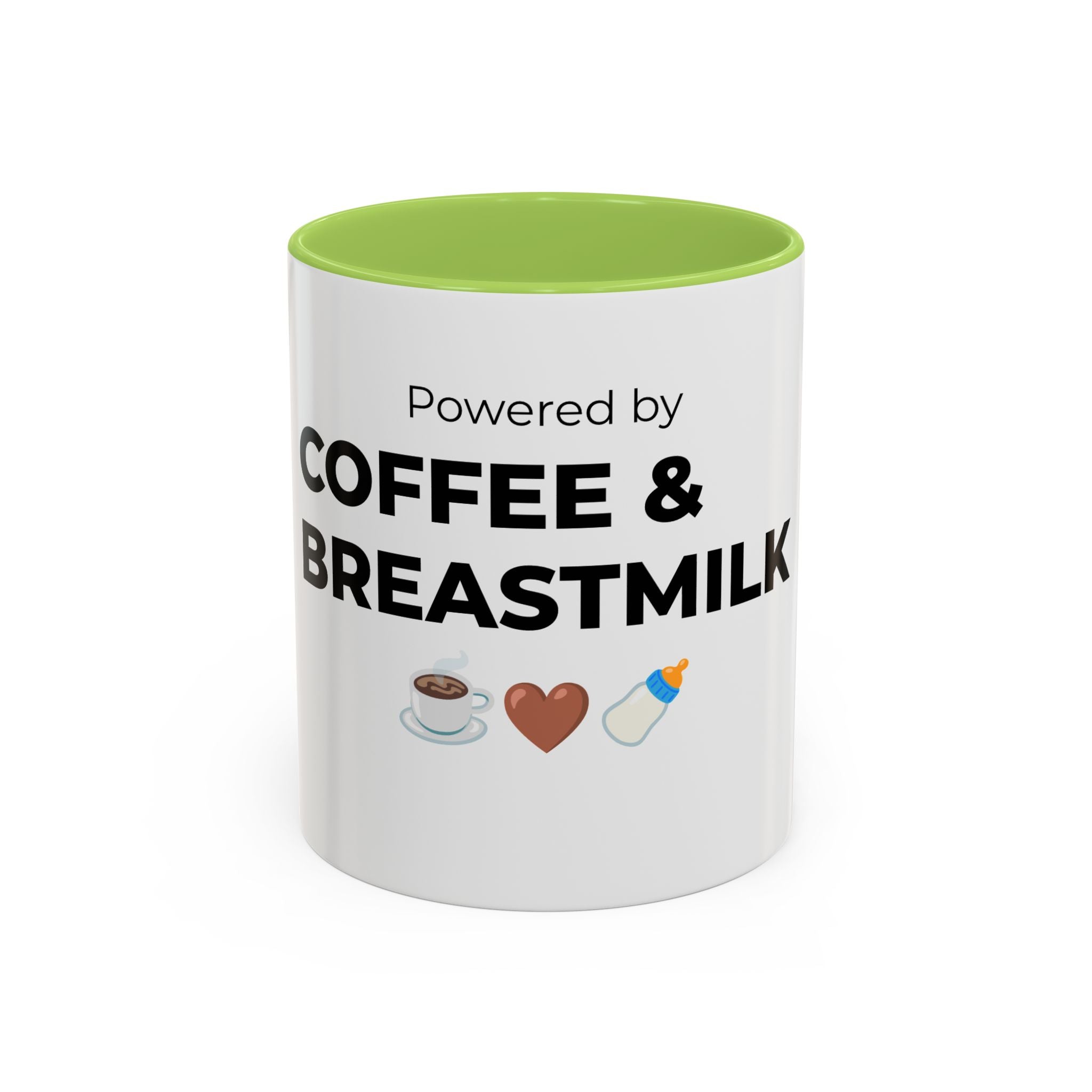 Powered by Coffee & Breastmilk Mug | Funny Breastfeeding Mom Gift | New Mom Gift