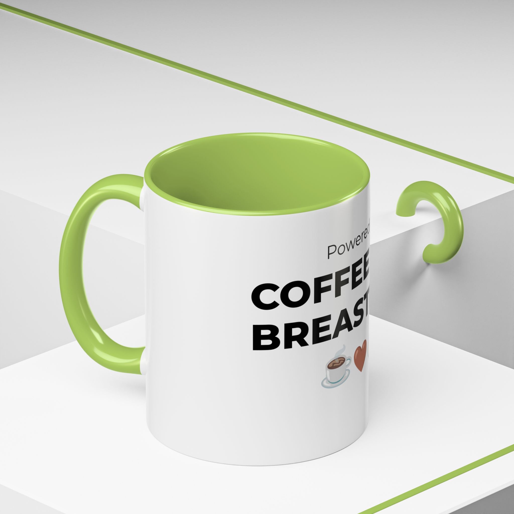 Powered by Coffee & Breastmilk Mug | Funny Breastfeeding Mom Gift | New Mom Gift