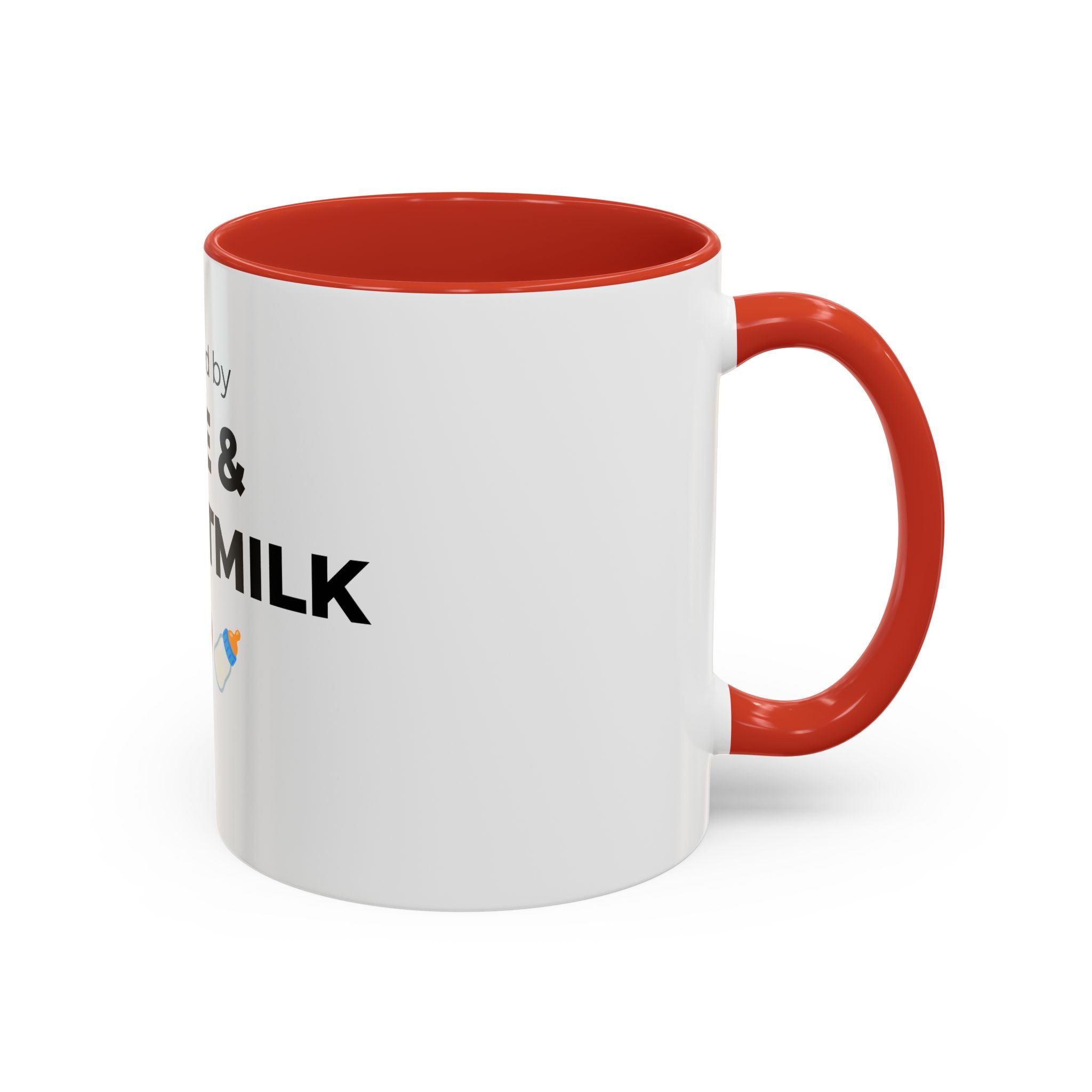 Powered by Coffee & Breastmilk Mug | Funny Breastfeeding Mom Gift | New Mom Gift