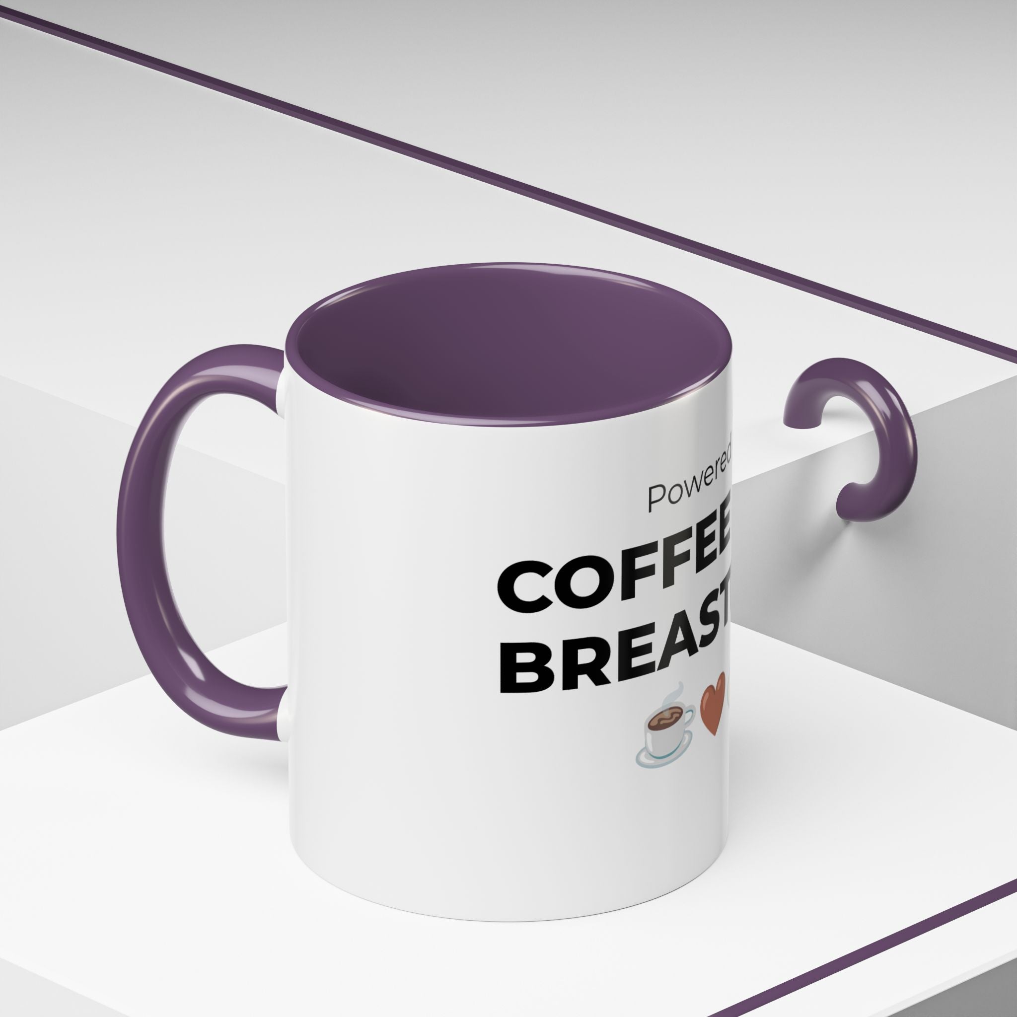 Powered by Coffee & Breastmilk Mug | Funny Breastfeeding Mom Gift | New Mom Gift