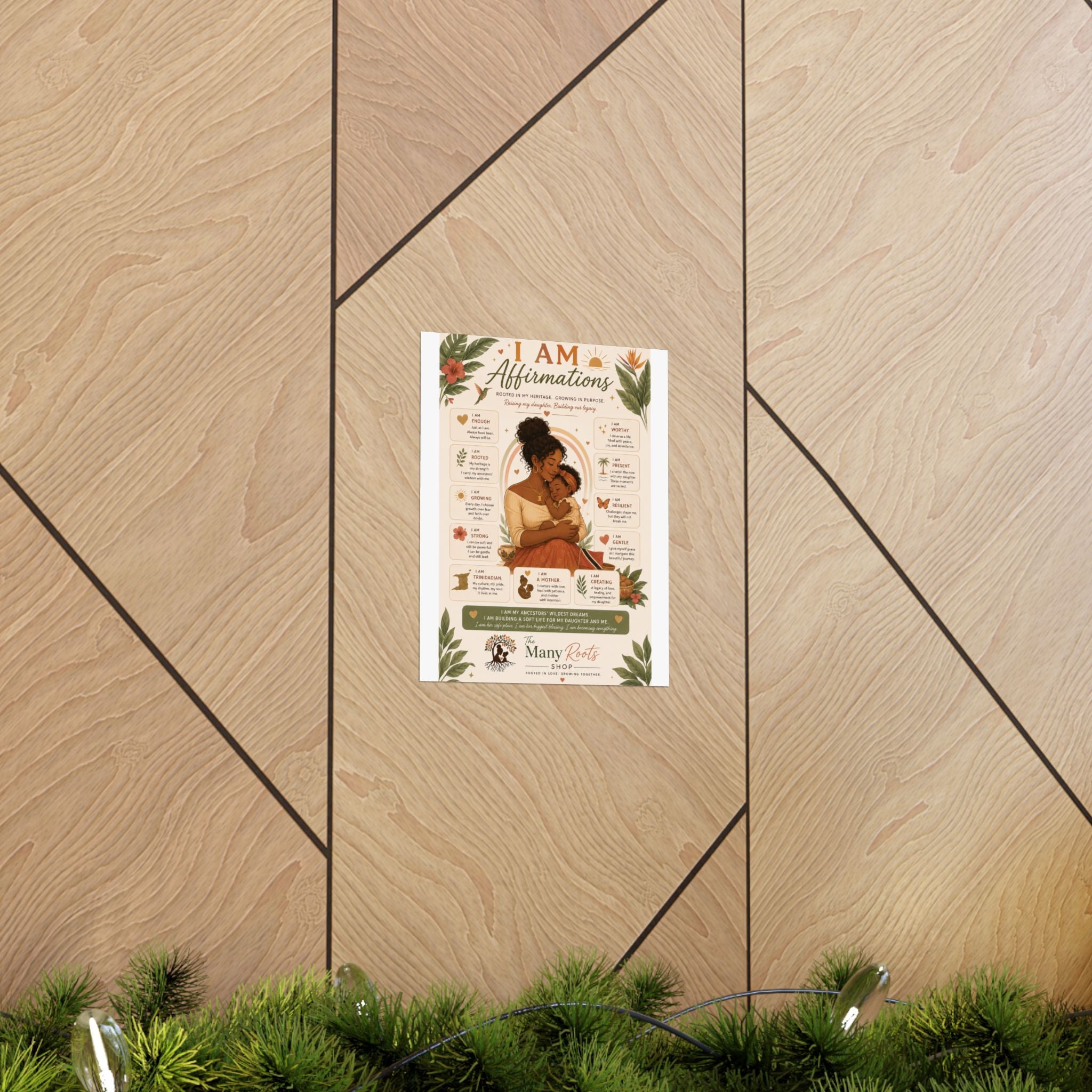 I Am Affirmations Poster for Kids | Positive Affirmation Wall Art for Classroom & Playroom