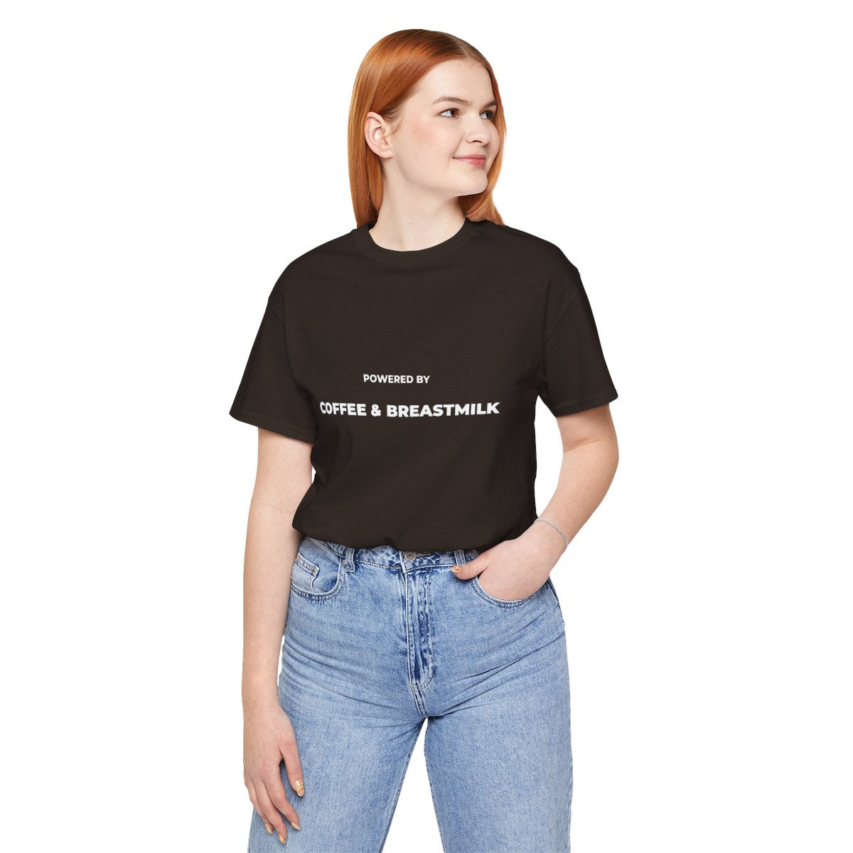 Powered By Coffee & Breastmilk T‑Shirt
